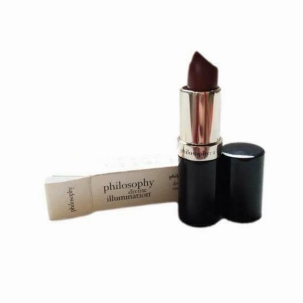 Philosophy Divine Illumination Lipstick Lip Color NEW Boxed Plum Lily Retired